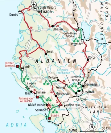 Rad- und Entdeckungstour durch Albanien (1)